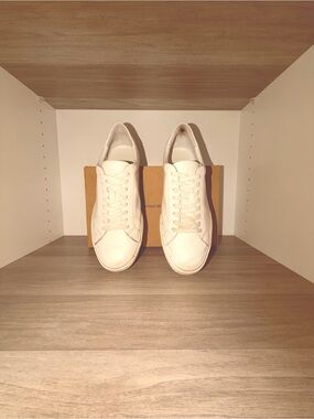 Vince Fulton White Leather Sneakers - Men's US 12